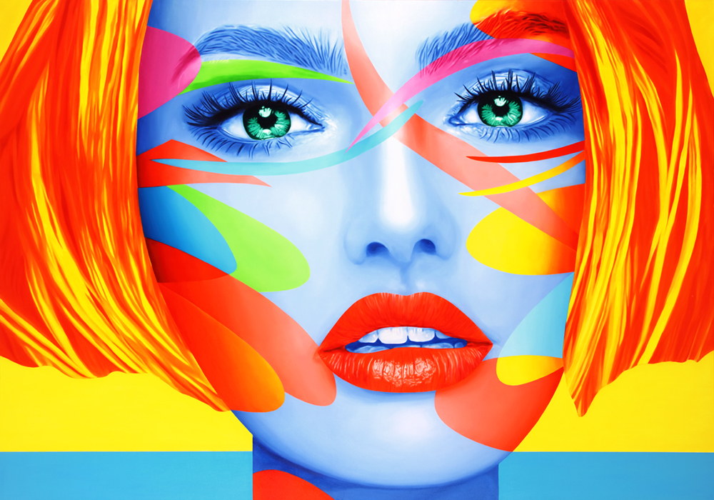THE FACE. ANNABELLE 140X200 öl auf leinwand