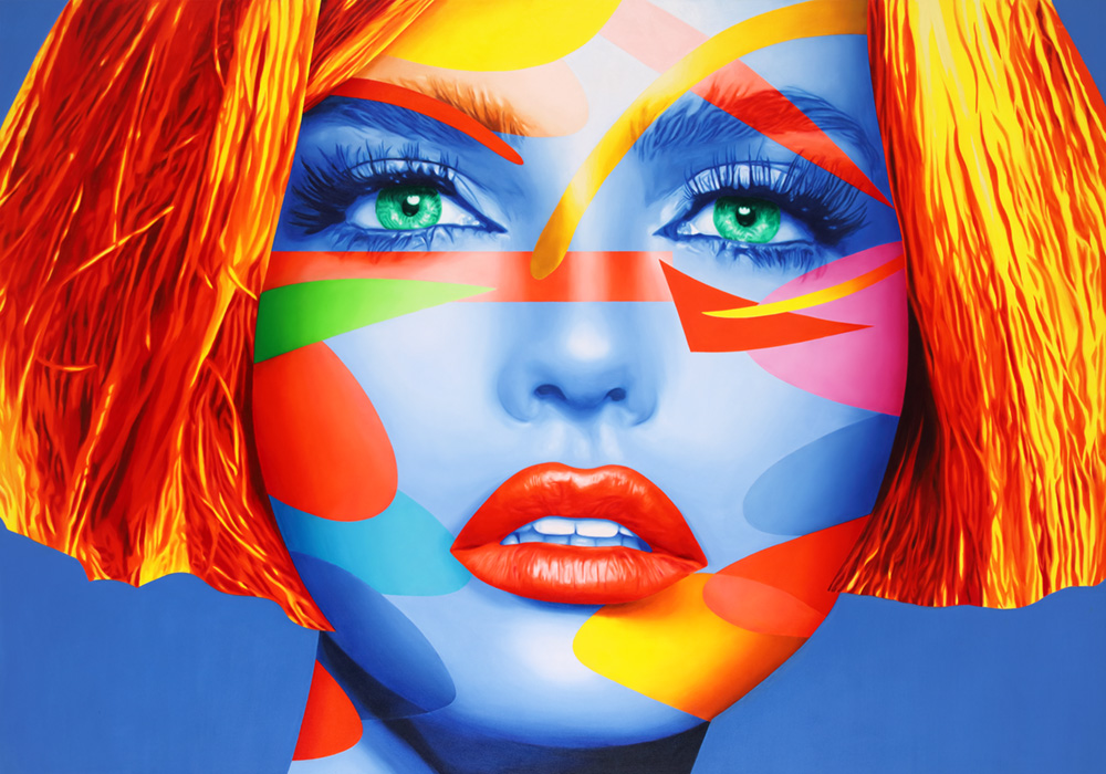 THE FACE. STELLA 140X200 öl auf leinwand